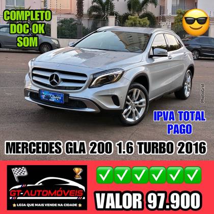 MERCEDES-BENZ GLA 200 1.6 CGI ADVANCE 16V TURBO FLEX 4P AUTOMÁTICO